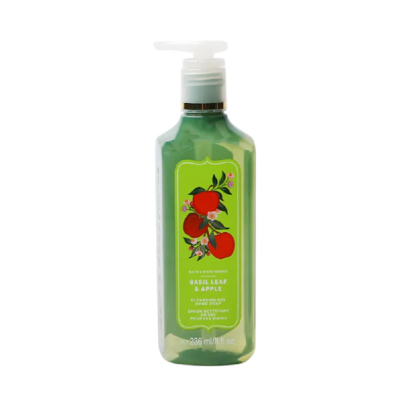 BBW BODY WORK CLEANSINIG JEL HAND SOAP BASIL LEAF & APPLE  2