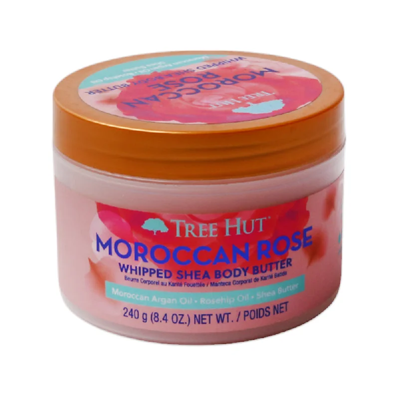 TREE HUT MOROCCAN ROSE WHIPPED SHEA BODY BUTTER 240G